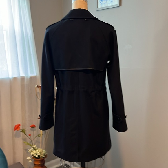 COACH convertible wool/viscose trench. NWOT - Picture 2 of 6